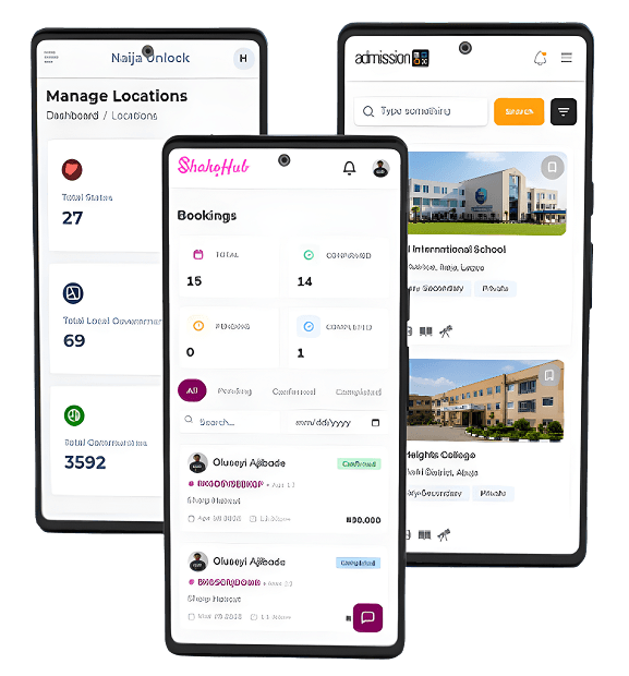 EeziCodez product showcase — mobile and desktop interfaces