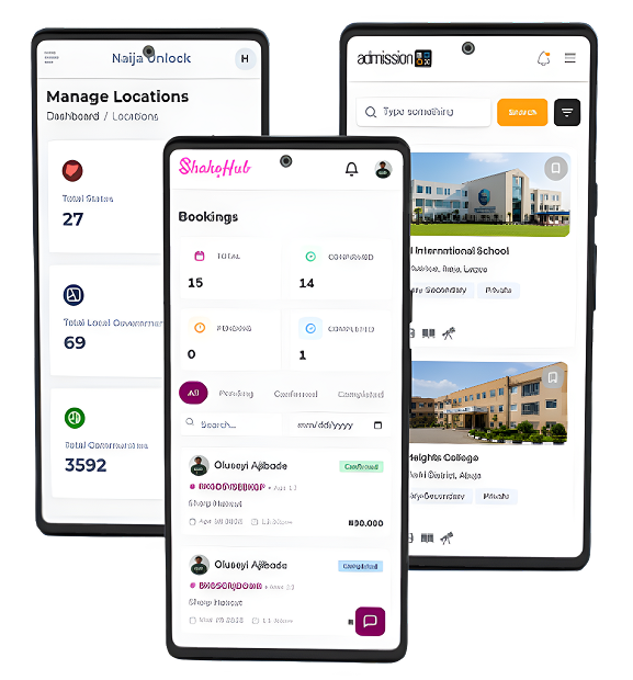 EeziCodez product showcase — mobile and desktop interfaces